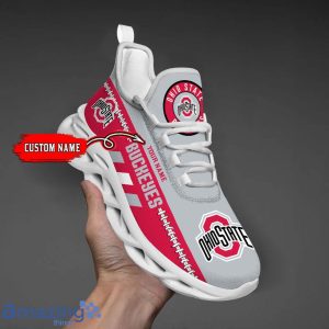 NCAA Ohio State Buckeyes Max Soul Shoes Custom Name Sport Gift Shoes Product Photo 1
