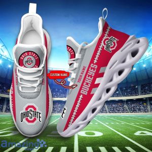 NCAA Ohio State Buckeyes Max Soul Shoes Custom Name Sport Gift Shoes Product Photo 5
