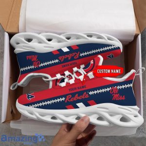 NCAA Ole Miss Rebels Max Soul Shoes Custom Name Sport Gift Shoes Product Photo 3