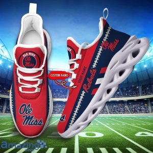 NCAA Ole Miss Rebels Max Soul Shoes Custom Name Sport Gift Shoes Product Photo 5
