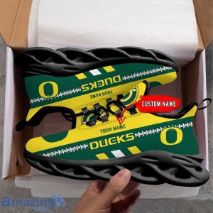 NCAA Oregon Ducks Max Soul Shoes Custom Name Sport Gift Shoes Product Photo 2