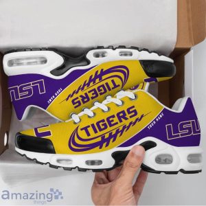 NCAA Teams Shoes LSU Tigers Personalized Name Men And Women Air Cushion Sports Shoes Product Photo 2