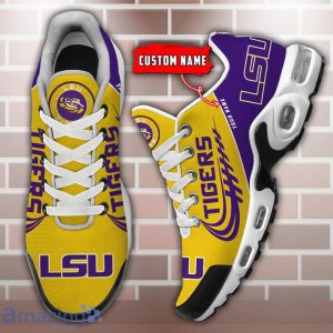 NCAA Teams Shoes LSU Tigers Personalized Name Men And Women Air Cushion Sports Shoes Product Photo 3