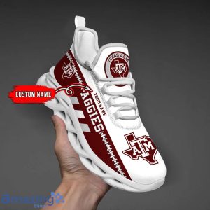 NCAA Texas A_M Aggies Max Soul Shoes Custom Name Sport Gift Shoes Product Photo 1