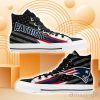 New England Patriots High Top Shoes American Flag Sneakers