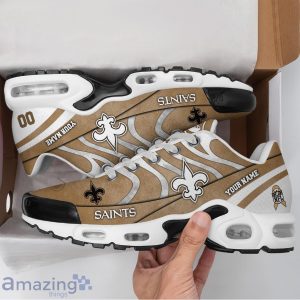 New Orleans Saints Custom Name And Number Limited Air Cushion Sport Shoes Gifts For Men And Women image New Orleans Saints Custom Name And Number Limited Air Cushion Sport Shoes Gifts For Men And Women Product Photo 3