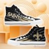 New Orleans Saints High Top Shoes American Flag Sneakers