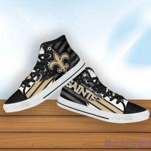 New Orleans Saints High Top Shoes American Flag Sneakers Product Photo 4