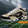 New Orleans Saints NFL 3D Effect Swoosh Custom Name Air Cushion Sport Shoes