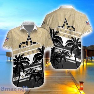 New Orleans Saints Team Hawaii Shirt 3D Aloha Hawaiian Shirt And Shorts Product Photo 1