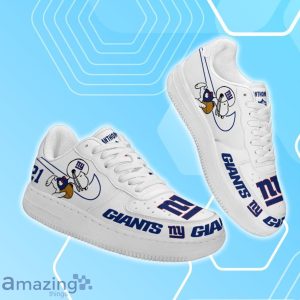 New York Giants Air Force Shoes Snoopy Custom Number & Name Product Photo 2
