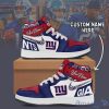 New York Giants Air Jordan Hightop Shoes Custom Name Trending Shoes For Fans