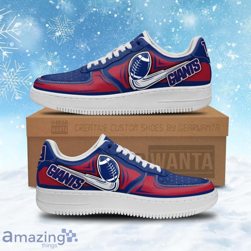 New York Giants Air Shoes Custom NAF Sneakers For Fans image New York Giants Air Shoes Custom NAF Sneakers For Fans Product Photo 1