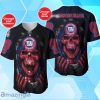 New York Giants Baseball Jersey Skull 3D Custom Number & Name