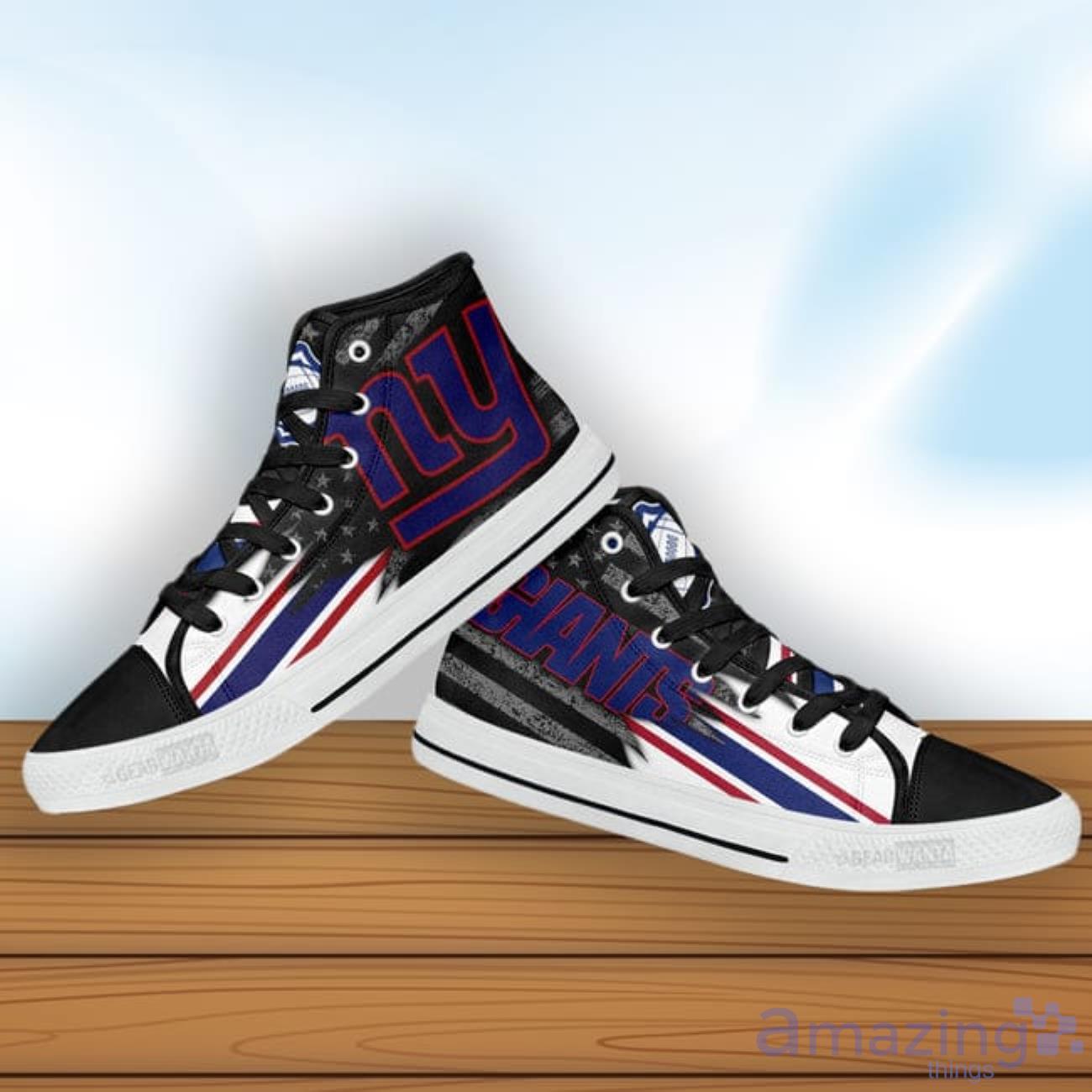 New York Giants High Top Shoes American Flag Sneakers image New York Giants High Top Shoes American Flag Sneakers Product Photo 4