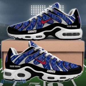 New York Giants NFL Pattern Swoosh Custom Name Air Cushion Sport Shoes Product Photo 2