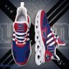 New York Giants NFL Team Special Max Soul Striped Trend Sneakers
