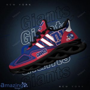 New York Giants NFL Team Special Max Soul Striped Trend Sneakers Product Photo 5