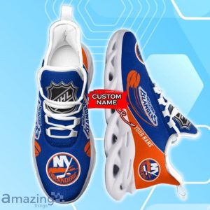 New York Islanders Custom Name Max Soul Shoes New Sneakers For Fans Product Photo 4