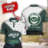 New York Jets Custom Name Polo Shirt 3D All Over printed Gift For Sport Fans