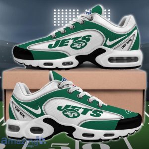 New York Jets NFL 3D Effect Swoosh Custom Name Air Cushion Sport Shoes Product Photo 2