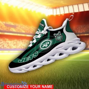 New York Jets Team Shoes Sneakers Personalized Name Max Soul Shoes Men Women Shoes Product Photo 2