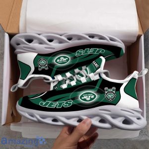 New York Jets Team Shoes Sneakers Personalized Name Max Soul Shoes Men Women Shoes Product Photo 3