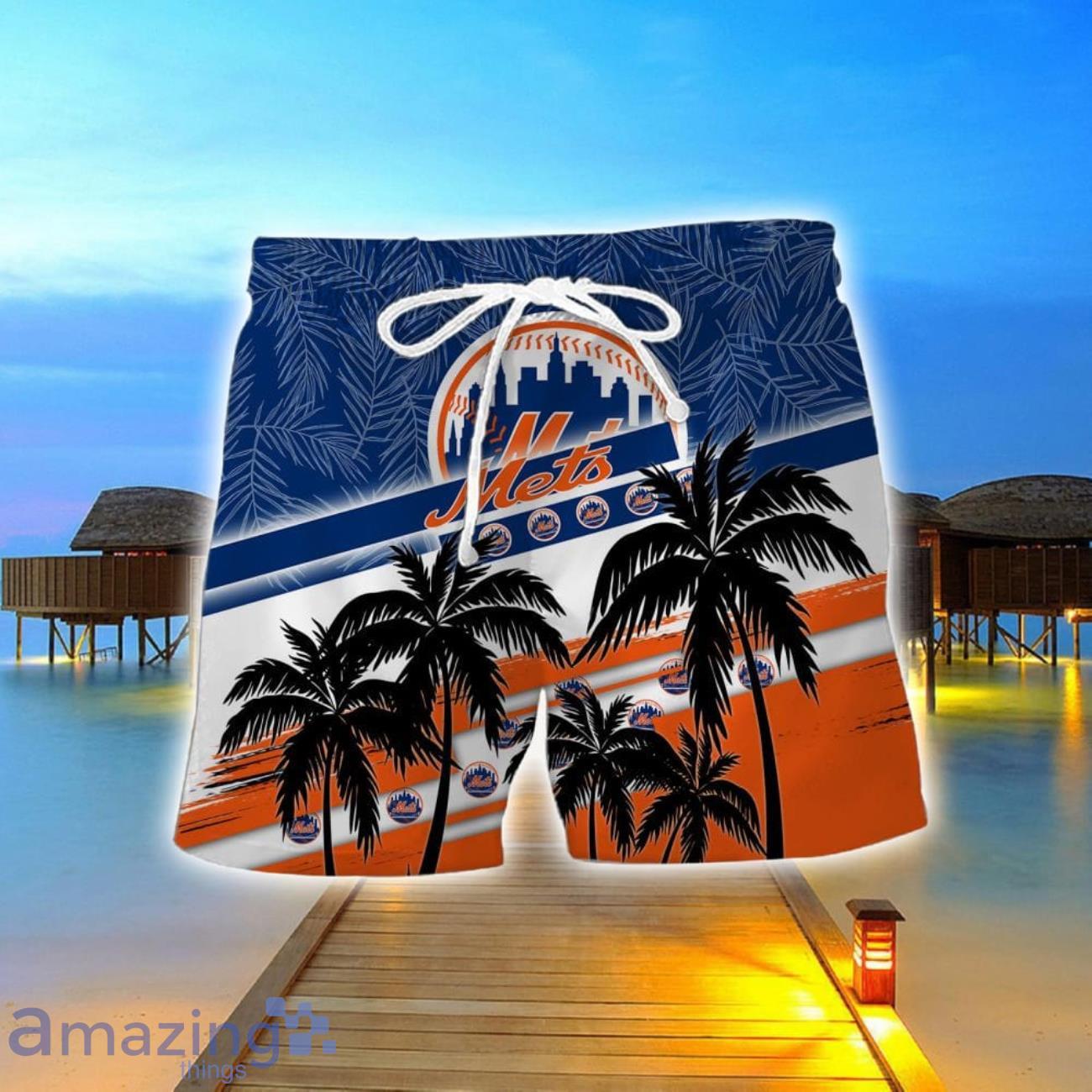 New York Mets Team Hawaii Shirt 3D Aloha Hawaiian Shirt And Shorts image New York Mets Team Hawaii Shirt 3D Aloha Hawaiian Shirt And Shorts Product Photo 2