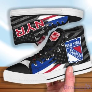 New York Rangers High Top Shoes American Flag Sneakers image New York Rangers High Top Shoes American Flag Sneakers Product Photo 2