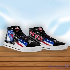 New York Rangers High Top Shoes American Flag Sneakers image New York Rangers High Top Shoes American Flag Sneakers Product Photo 3