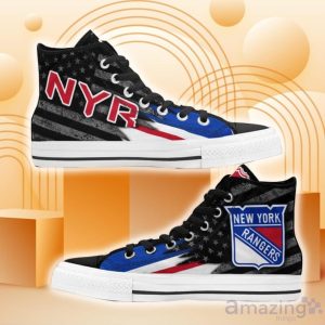 New York Rangers High Top Shoes American Flag Sneakers Product Photo 1