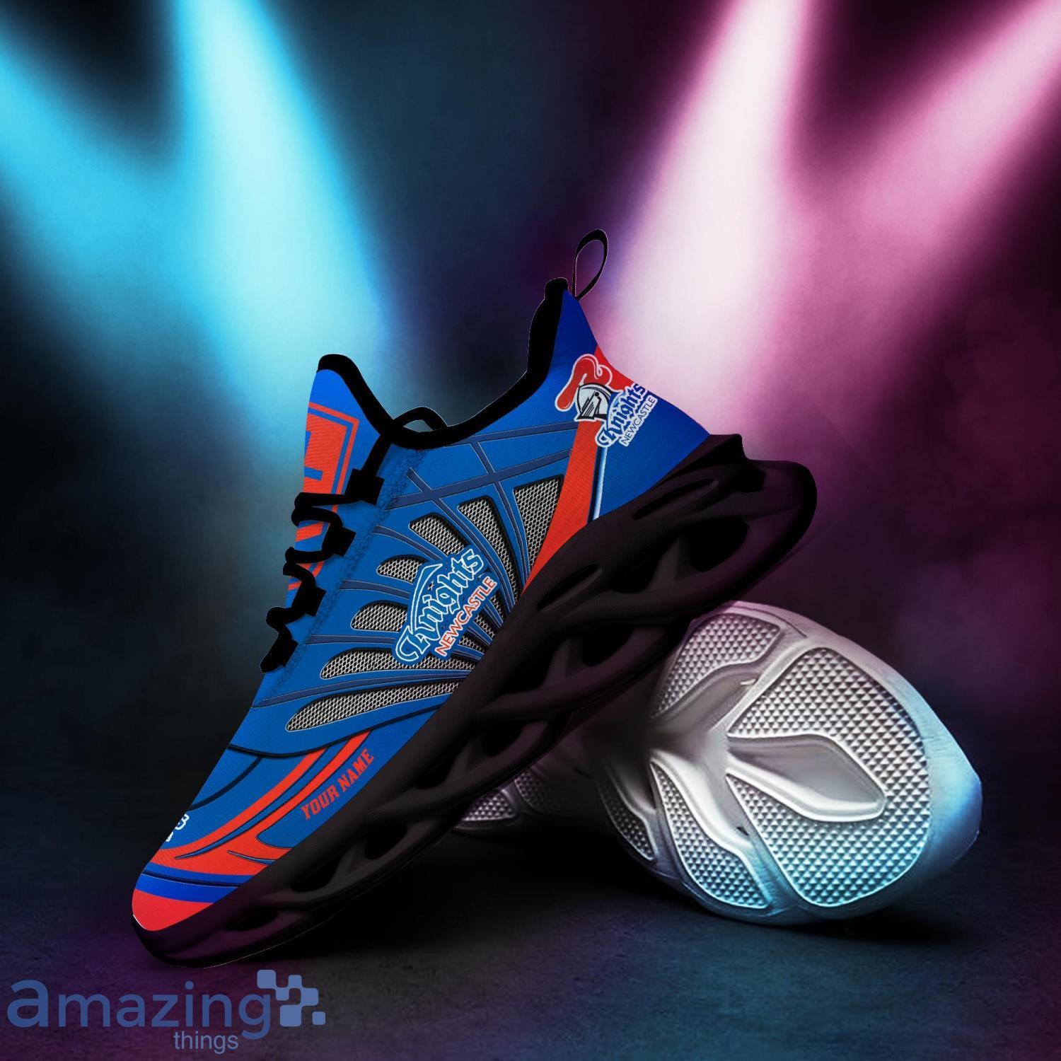 Newcastle Knights Personalized Name Max Soul Shoes Team Shoes Men And Women Walking Shoes image Newcastle Knights Personalized Name Max Soul Shoes Team Shoes Men And Women Walking Shoes Product Photo 3