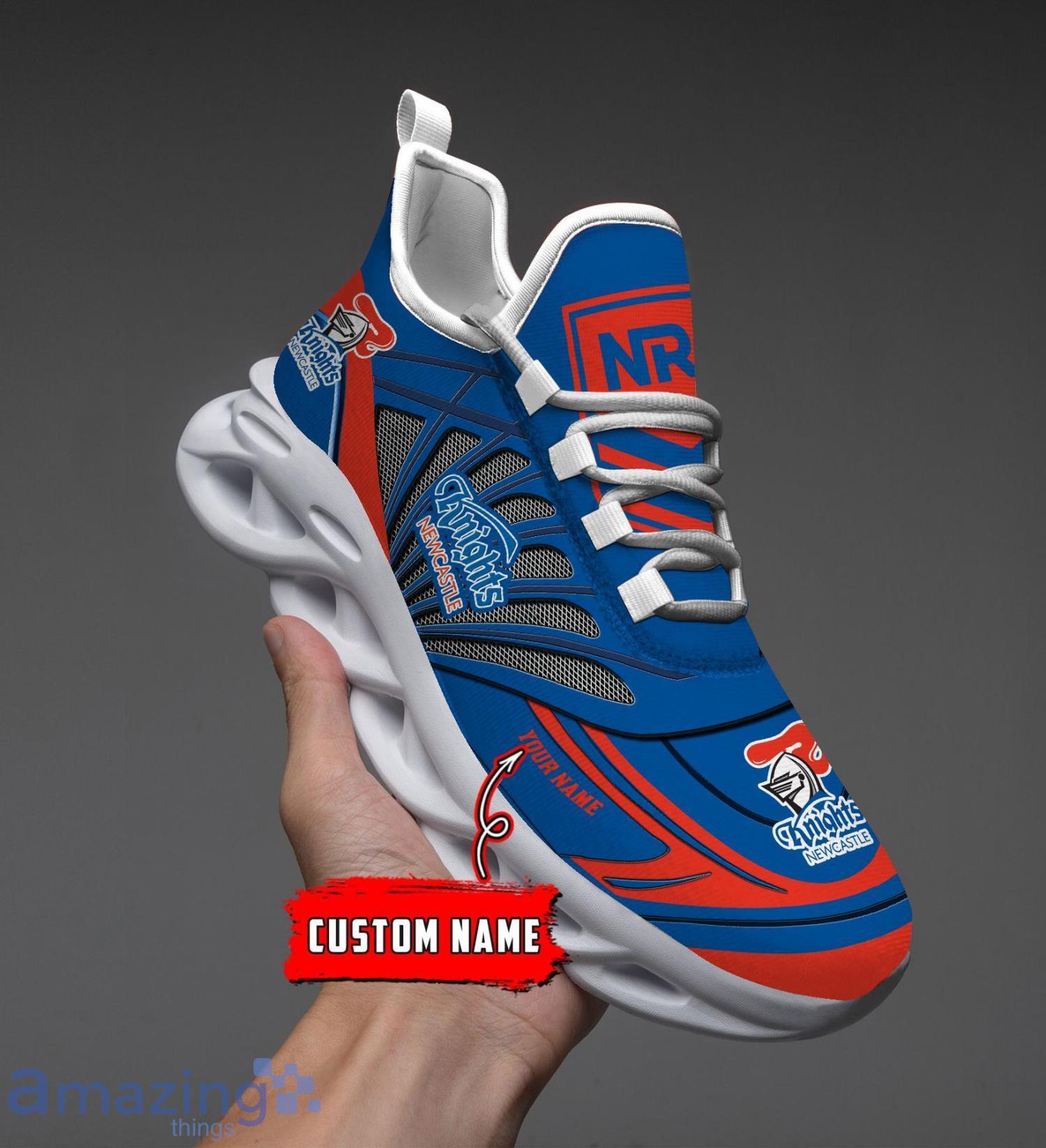 Newcastle Knights Personalized Name Max Soul Shoes Team Shoes Men And Women Walking Shoes image Newcastle Knights Personalized Name Max Soul Shoes Team Shoes Men And Women Walking Shoes Product Photo 1