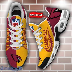 NFL Arizona Cardinals Custom Name Men And Women Air Cushion Sports Shoes image NFL Arizona Cardinals Custom Name Men And Women Air Cushion Sports Shoes Product Photo 2