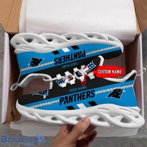 NFL Carolina Panthers Max Soul Shoes Custom Name Sport Gift Shoes Product Photo 2
