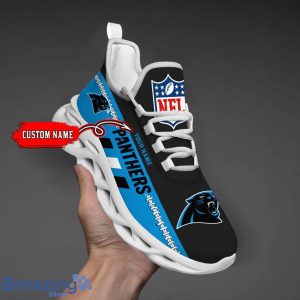NFL Carolina Panthers Max Soul Shoes Custom Name Sport Gift Shoes Product Photo 1