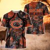 NFL Chicago Bears  Hunting Camo All Over Print 3D Shirt Camo Hunting Gift For Fans