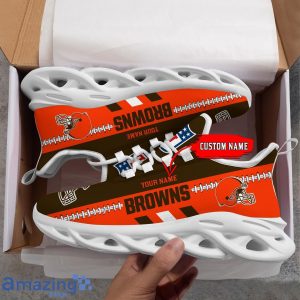 NFL Cleveland Browns Max Soul Shoes Custom Name Sport Gift Shoes Product Photo 3