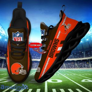 NFL Cleveland Browns Max Soul Shoes Custom Name Sport Gift Shoes Product Photo 4
