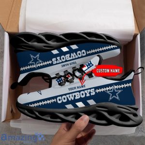 NFL Dallas Cowboys Max Soul Shoes Custom Name Sport Gift Shoes Product Photo 2