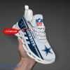 NFL Dallas Cowboys Max Soul Shoes Custom Name Sport Gift Shoes