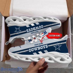 NFL Dallas Cowboys Max Soul Shoes Custom Name Sport Gift Shoes Product Photo 3