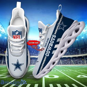 NFL Dallas Cowboys Max Soul Shoes Custom Name Sport Gift Shoes Product Photo 5