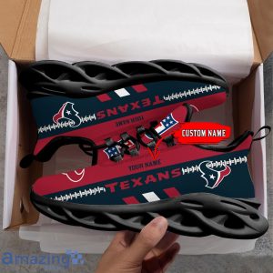 NFL Houston Texans Max Soul Shoes Custom Name Sport Gift Shoes Product Photo 2