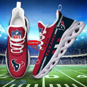 NFL Houston Texans Max Soul Shoes Custom Name Sport Gift Shoes Product Photo 5