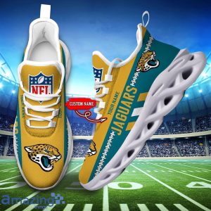 NFL Jacksonville Jaguars Max Soul Shoes Custom Name Sport Gift Shoes image NFL Jacksonville Jaguars Max Soul Shoes Custom Name Sport Gift Shoes Product Photo 5
