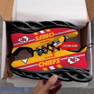 NFL Kansas City Chiefs Max Soul Shoes Custom Name Sport Gift Shoes Product Photo 2