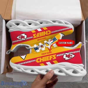 NFL Kansas City Chiefs Max Soul Shoes Custom Name Sport Gift Shoes Product Photo 3