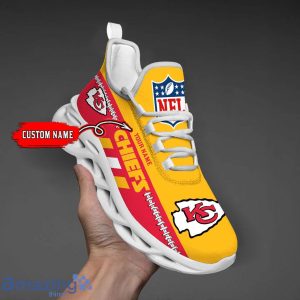 NFL Kansas City Chiefs Max Soul Shoes Custom Name Sport Gift Shoes Product Photo 1