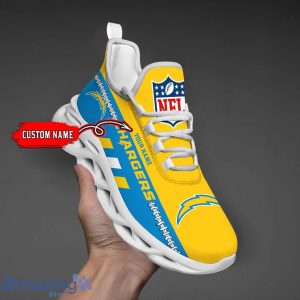 NFL Los Angeles Chargers Max Soul Shoes Custom Name Sport Gift Shoes Product Photo 1